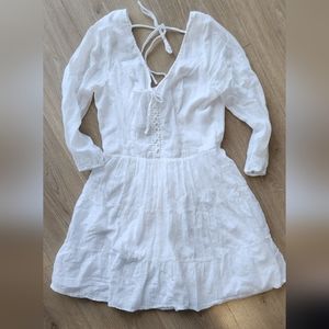Hollister white cute dress